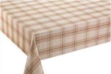 Plaid Vinyl Tablecloth