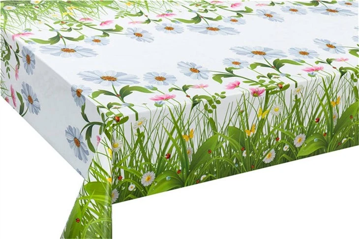 Supplier Printed Film With Non-woven Backing Pvc Table Cloth