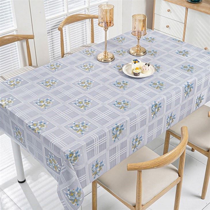Custom Dinning Rectangle Pvc Plastic Table Cover Roll